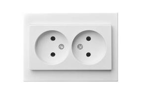 Pistikupesa 2-ne Liregus Epsilon IKL 16-409 E/B, ilma maanduseta, valge v.