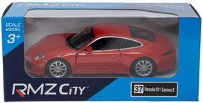 Žaislinis automobilis RMZ City Porsche 911 Carrera S K-849, 1:32, raudona sp.