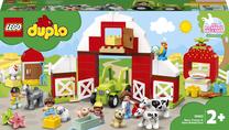 Konstruktorius LEGO Duplo Town Tvartas, traktorius ir ūkio gyvūnų priežiūra 10952, 97 vnt.