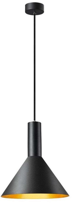 Šviestuvas lubų SLV Phelia 1002949, E27, 1 x 15 W, juoda sp. / juoda sp.