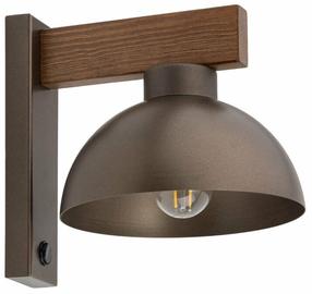Šviestuvas sieninis TK Lighting Oslo, E27, 1 x 15 W, ruda sp. / ruda sp.
