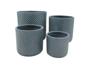 Gėlių vazonas Domoletti LT13824-1S, keramika/molis, Ø 27 cm, žalia sp.