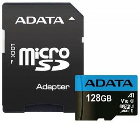 Карта памяти Adata Micro SDHC C10 Premier Adata, 128 GB, 85 Мб/с - 25 Мб/с