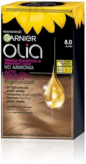 Matu krāsa Garnier Olia, blond, 8.0, 174 ml