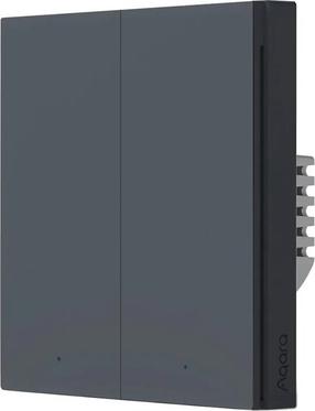 Viedais sienas slēdzis Aqara SMART HOME WRL SWITCH/DOUBLE, 0.015 g, 100 - 250 V