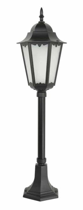Brīvi stāvošs āra gaismeklis Su-Ma Retro II, 60W, E27, IP43, melna krās., 20 cm x 85 cm