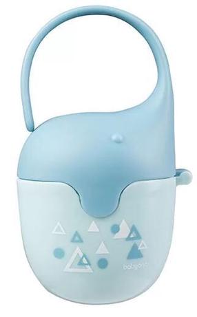Застежка для сосок и грызунка BabyOno Soother Case, синий цв.