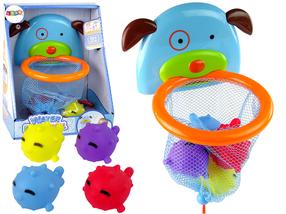 Vannas rotaļlieta Lean Toys Water Basketball 13275, daudzkrāsaina, 5 gab.