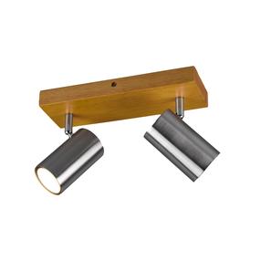 Šviestuvas lubų Trio Marley 812400107, GU10, 2 x 35 W, sidabro sp. / sidabro sp.