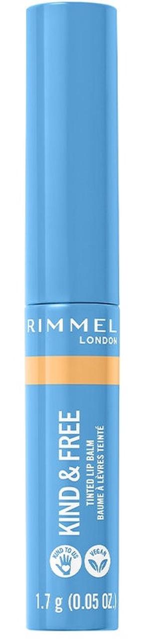 Lūpų balzamas Rimmel London Kind & Free Tinted Lip Balm, 1.7 g, šviesiai ruda sp., 001 air storm