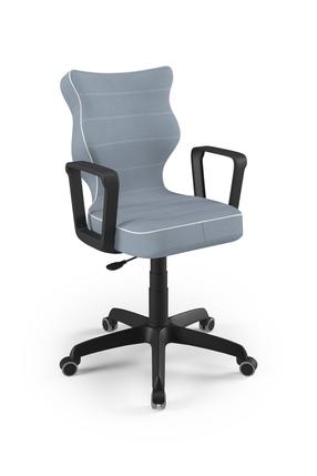 Vaikiška darbo kėdė Norm Jasmine 06, 61 x 61 x 99 cm, juoda sp./žydra sp.