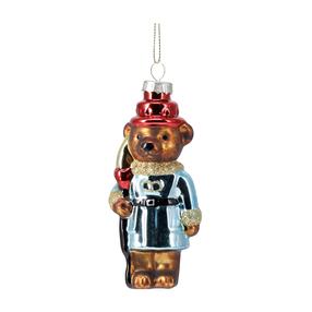 Eglutės žaisliukas Bear, įvairių spalvų/(spalva/dizainas parenkami atsitiktine tvarka), stiklas