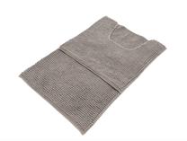 Vonios kilimėlių komplektas MA3188A1-2 Chenille, 2 dalių, 80x50cm, rusvos spalvos