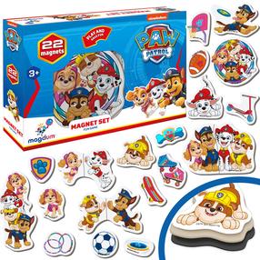 Magnetukai Magdum Paw Patrol, įvairių spalvų, 22 vnt.