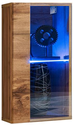 Vitrina ASM Switch WW4, ąžuolo sp., 30 cm x 25 cm x 60 cm