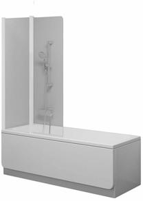Vannas siena Ravak CVS2 Left, 100 cm x 150 cm, caurspīdīga krās./matēti balta krās./caurspīdīgs