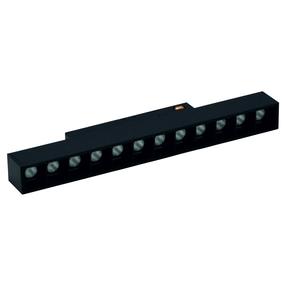 Šviestuvas bėginei sistemai Modoled Magnetic MLP1051M, LED, 3000 - 6000 °K, 1 x 12 W, juoda sp. / juoda sp.
