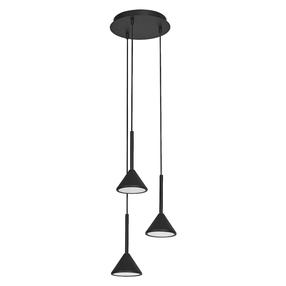 Светильник потолочный Osram Fuji, LED, 3000 °К, 3 x 13 Вт, черный цв. / черный цв.
