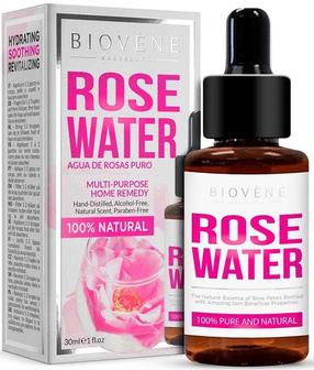 Sejas serums Biovene Rose Water Pure & Natural, 30 ml