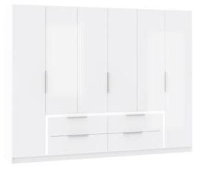 Spinta Forte Luano LXNS962-120, balta sp., 60 cm x 269.7 cm x 210.5 cm