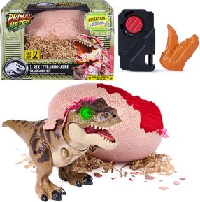 Žaislinis gyvūnas dinozauras Spin Master Primal Hatch T-Rex 2.0, ruda sp.