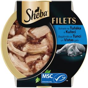Skanėstas katėms Sheba M39994S, vištiena/tunas, 0.06 kg