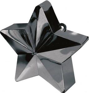 Balionų svarelis universalus Amscan Star, juoda sp.