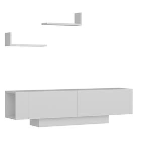 Svetainės baldų komplektas Kalune Design Ekol, vidaus, balta sp.