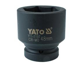 Kuusnurkne löögipistikupesa Yato YT1197, HEX, 73 mm, 48 mm, 1", Ø48 mm