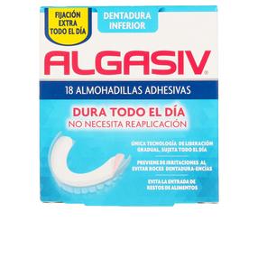 Protēžu uzlikas Algasiv Denture Adhesive Pads, balta krās.