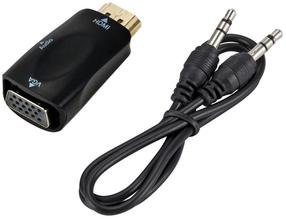 Adapteris RoGer HDMI To VGA + Audio Adapter HDMI, VGA / 3.5 mm
