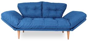 Sofa-lova Hanah Home 3-Seat Nina Daybed GR108, mėlyna sp., 120 x 60 cm x 40 cm
