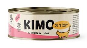 Kassi märgtoit Kimo, kanaliha/tuunikala, 0.07 kg