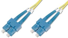 Juhe Digitus SC / SC Fiber Optic Patch SC Optic, SC Optic, 1 m, kollane v.