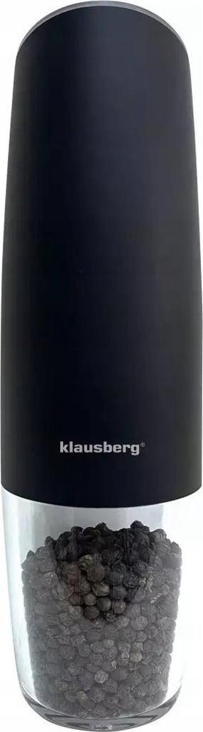 Soola- ja pipraveski Klausberg KB-7646, must v.