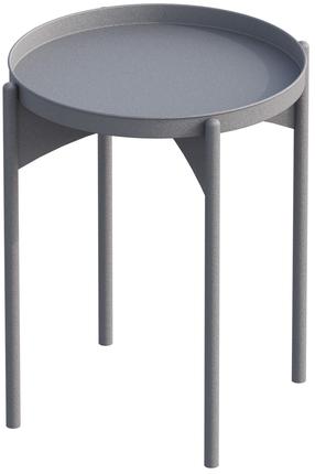 Kavos staliukas Kalune Design SHB-002-D, pilka sp., 44 cm x 44 cm x 57 cm