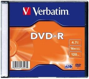 Kirjutatav CD-plaat Verbatim, 4.7 GB, 20tk