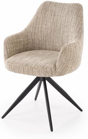 Valgomojo kėdė K564, matinė, smėlio sp., 63 cm x 60 cm x 87 cm