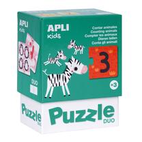 Dėlionė APLI kids, 0.2 cm, įvairių spalvų, 24 vnt.