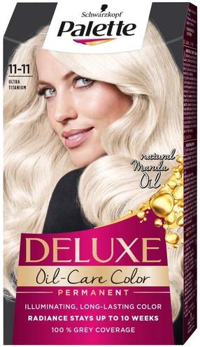 Kраска для волос Schwarzkopf Palette Deluxe Oil-Care Color, ultra titanium цв., 11-11, 60 мл