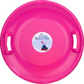 Slidināšanās paliktnis Restart Snow Disc, rozā krās., 60 cm x 60 cm