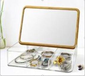 Organizators Touch Of Beauty, balta krās., 14.5 cm x 14.5 cm x 7 cm