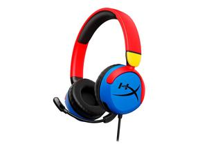 Laidinės žaidimų ausinės vaikams HyperX Cloud Mini 7G8F3AA, mėlyna sp./juoda sp./raudona sp./geltona sp.