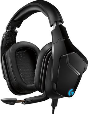 Bezvadu austiņas Logitech Gaming G93 7.1, melna krās.