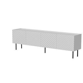 TV staliukas Cama Meble Lucca, balta sp., 200 cm x 40 cm x 59 cm