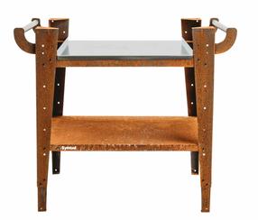 Picas cepeškrāsns galds GrillSymbol Baso, 70 cm x 100 cm x 85 cm
