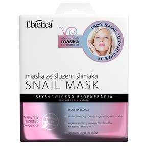 Маска для лица L'biotica Snail, 23 мл