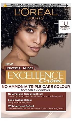 Juuksevärv L’Oréal Paris Excellence Creme Universal Nudes, must v., 1U, 192 ml