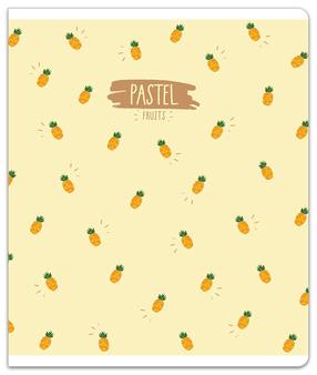 Vihik Lastva Pastel Fruits, ruuduline, A5, 12 lehte, (värv/disain valitakse juhuslikult)