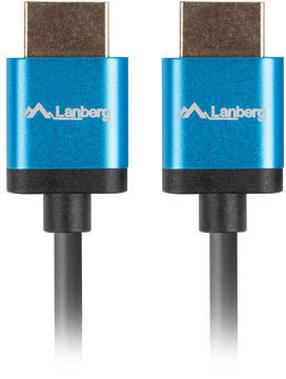 Laidas Lanberg v2.0 4K HDMI CA-HDMI-22CU-0005-BK HDMI, HDMI, 0.5 m